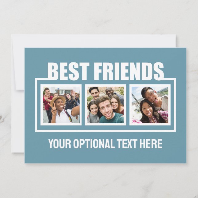 Best Friends custom photos, text & color (Front)