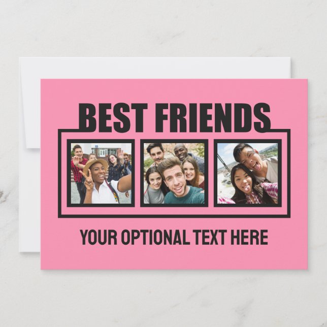 Best Friends custom photos, text & color (Front)