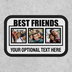 Best Friends custom photos, text & color Patch