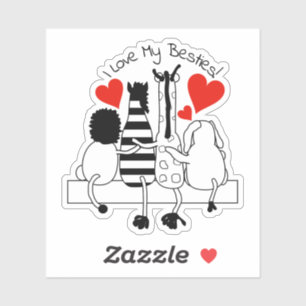 Best Friends Day Sticker