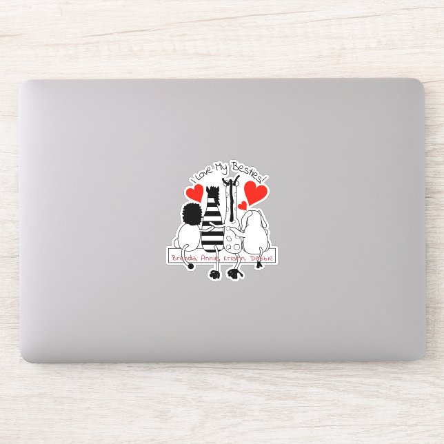 Best Friends Day Sticker (Computer)