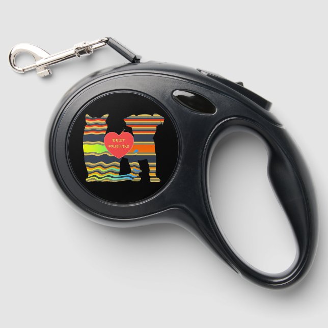 Best Friends Dog  Retractable Pet Leash (Front)