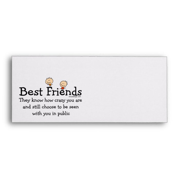 Best Friends Envelope