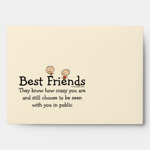 Best Friends Envelope