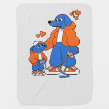 Best Friends : Father and son Blue Dog Duo ( Orang