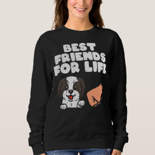 Best Friends For Life Shih Tzu Cute Dog  Pet Owner Sweatshirt