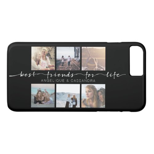 Best Friends for Life Typography Instagram Photos iPhone 8 Plus7 Plus Case