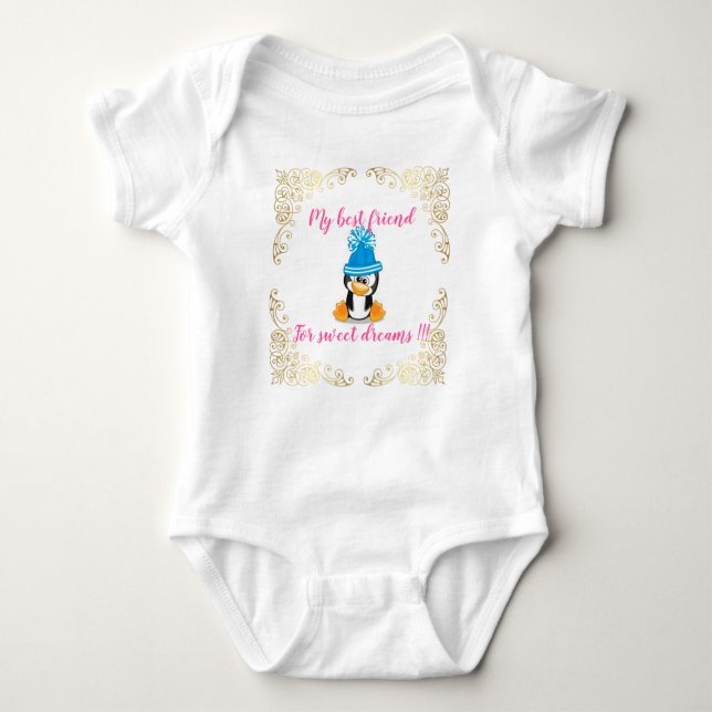 Best Friends For Sweet Dreams Baby Bodysuit (Front)