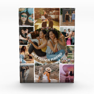 Best Friends Forever 11 Photo Collage Friendship Acrylic Award