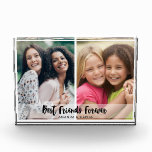 Best Friends Forever 2 Photo Collage Keepsake   Block