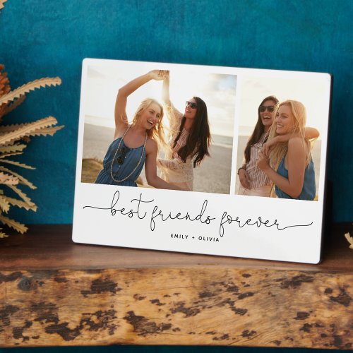 Best Friends Forever 2 Photo Collage Plaque
