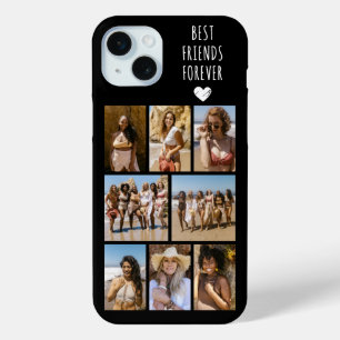 Best Friends Forever 8 Photo Black iPhone 15 Plus Case