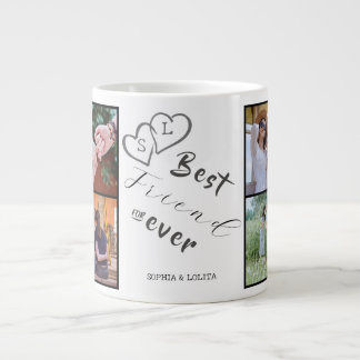 Best Friends Forever 8-Photo Collage Specialty Mug
