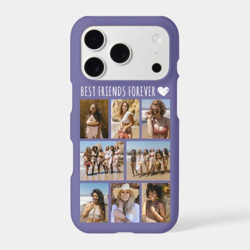 Best Friends Forever 8 Photo Purple iPhone 17 Pro Case