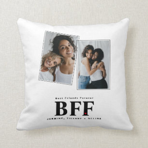 Best Friends Forever BFF Bestie Photo Pillow