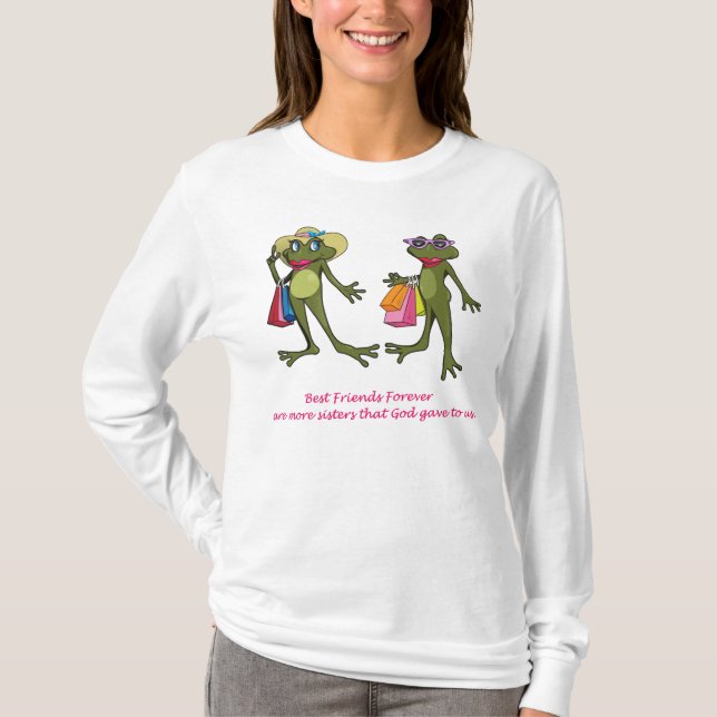 Best Friends Forever BFF Frog Tshirt (Front)