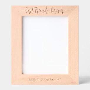 Best Friends Forever BFF Personalized Names Engraved Frames