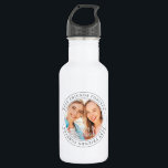 Best Friends Forever BFF Simple Modern Photo Stainless Steel Water Bottle<br><div class="desc">This simple and classic design is composed of serif typography and add a custom photo. "Best Friends Forever" circles the photo of your friends</div>