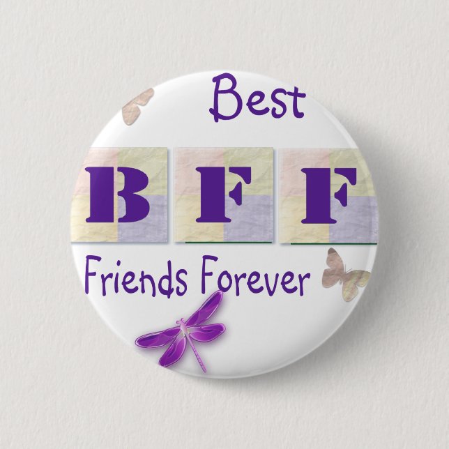 Best Friends Forever Button (Front)