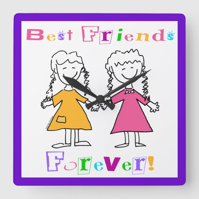 Best Friends Forever Clock (Front)