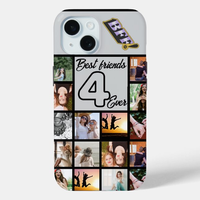 Best Friends Forever Collage | Cute Custom iPhone  Case-Mate iPhone Case (Back)