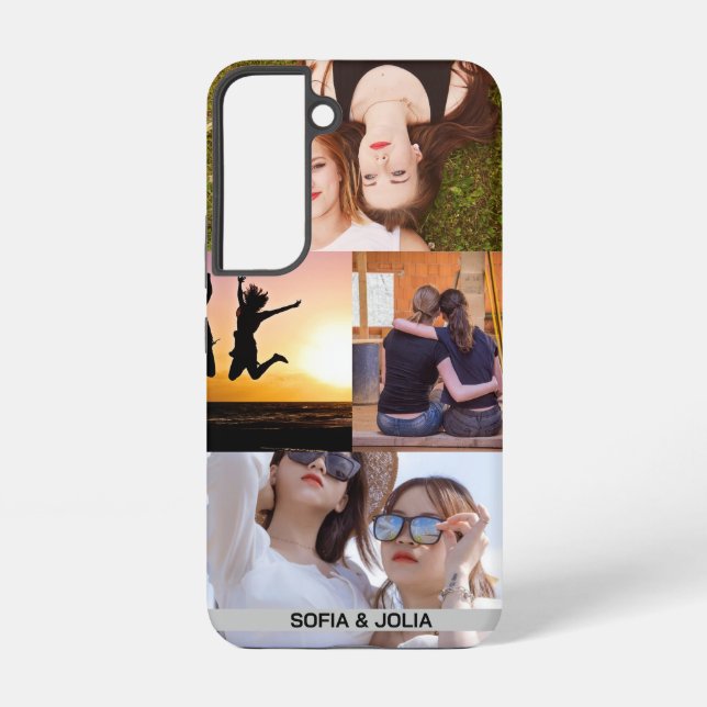 Best Friends Forever Collage | Cute Custom Samsung Samsung Galaxy Case (Back)