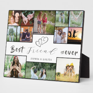 Best Friends Forever   Custom 12-Photo Collage  Plaque