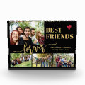 Best friends forever custom names collage photo block | Zazzle