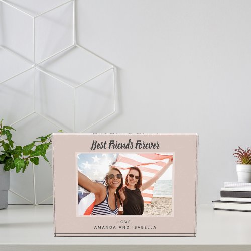 Best Friends Forever custom photo beige