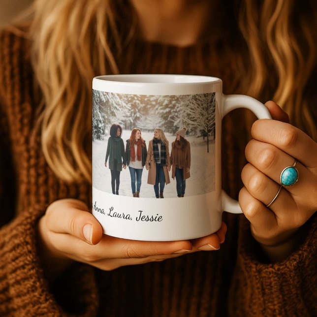 Best Friends Forever Custom Photo Personalized Cof Mug (Creator Uploaded)