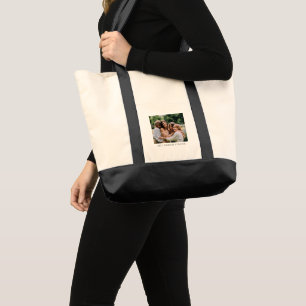 Best Friends Forever Custom Photo Personalized Tote Bag