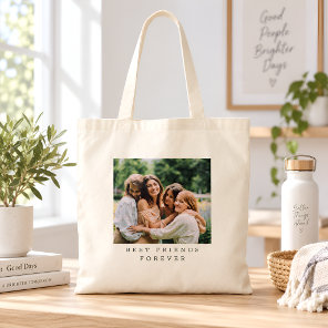 Best Friends Forever Custom Photo Personalized   Tote Bag