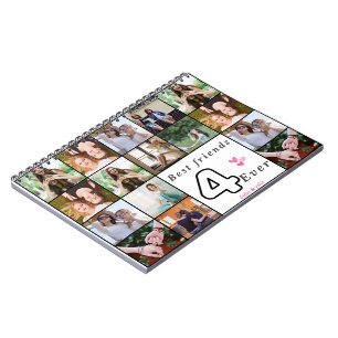 Best Friends Forever Custom Spiral Notebook – Phot