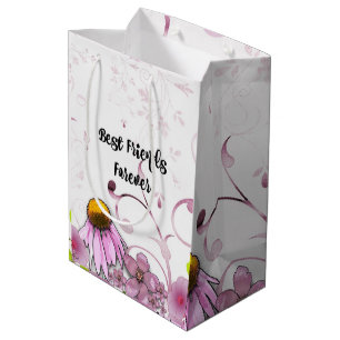 Best Friends Forever, Daisy Graphic Design Medium Gift Bag