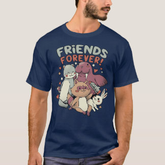 Best Friends Forever Dark by Tobe Fonseca T-Shirt