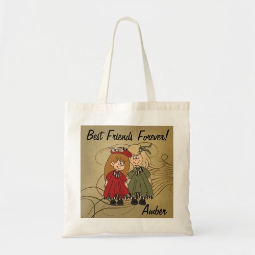 Best Friends Forever  DIY Name Tote Bag