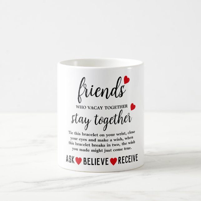 Best Friends Forever Friendship Day Coffee Mug (Center)
