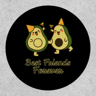 BEST FRIENDS FOREVER, FUNNY, AVOCADO, FRIENDS DAY PATCH