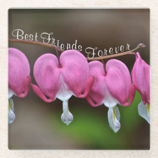 Best Friends Forever Glass Coaster