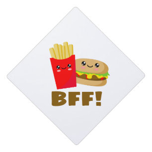Best Friends Forever Graduation Cap Topper