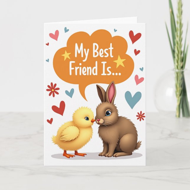 Best Friends Forever Greeting Card (Front)