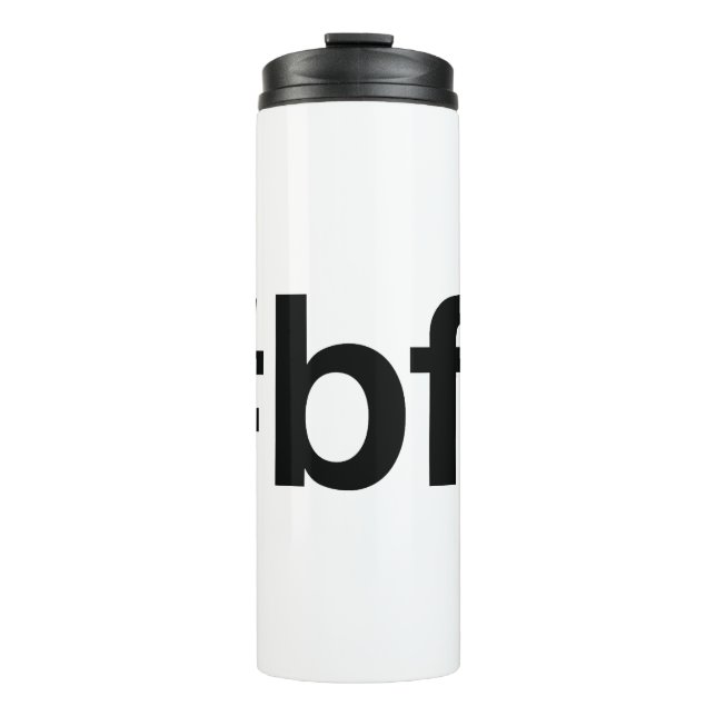 BEST FRIENDS FOREVER Hashtag Thermal Tumbler (Front)