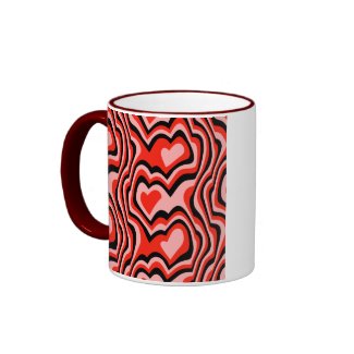 Hearts, Love, Hugs, & Kisses mug