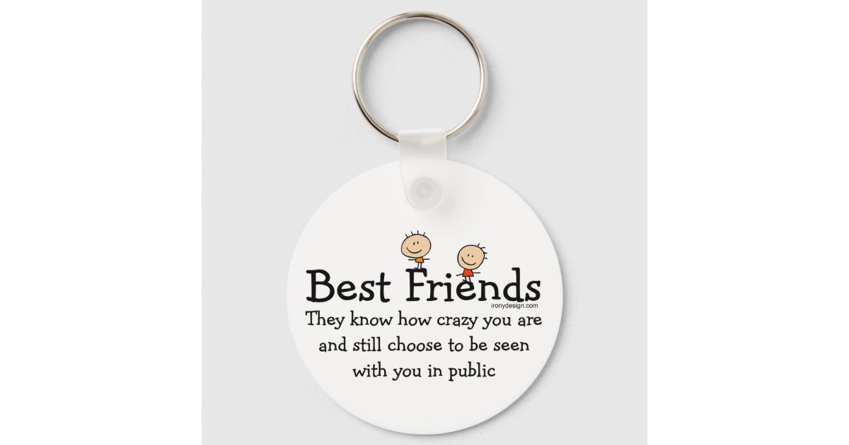 Best Friends Forever Keychain Zazzle