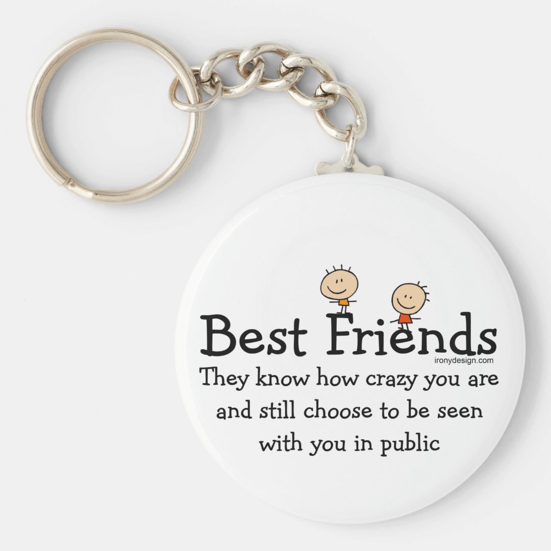 Best Friends Forever Keychain Zazzle