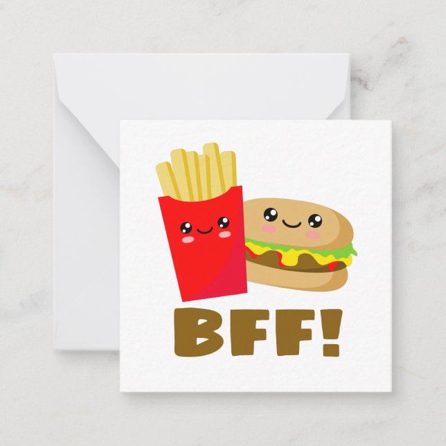 Best Friends Forever Note Card (Front)