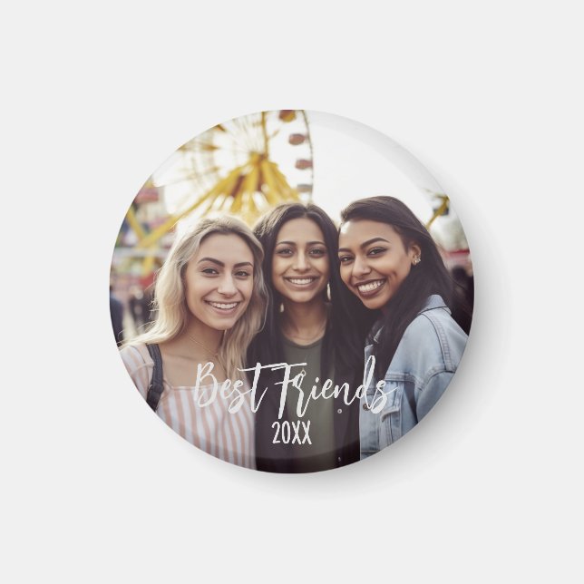 Best Friends Forever Photo Besties Birthday  Magnet (Front)