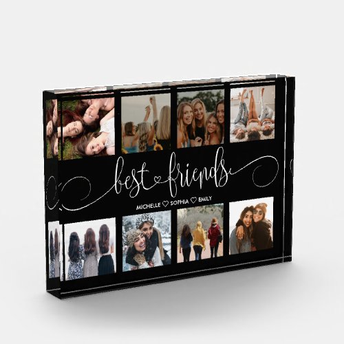 Best Friends Forever Photo Block Friendship Script