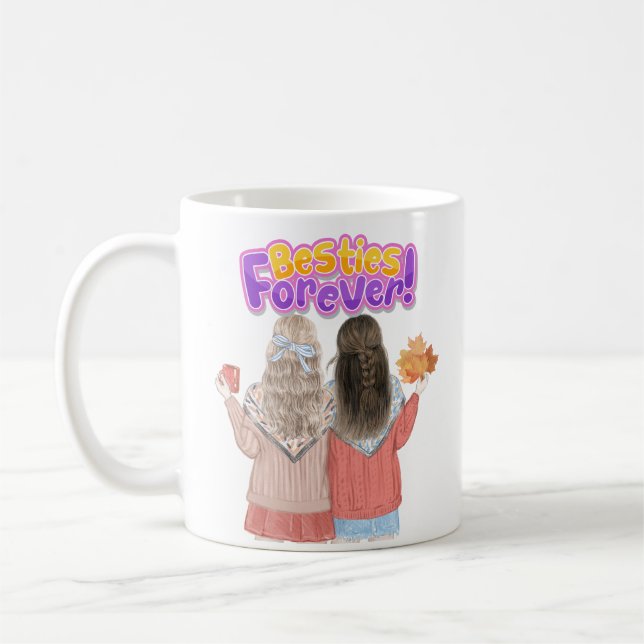 Best Friends Forever photo blocks Cups (Left)