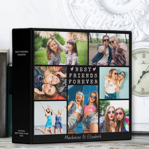 BEST FRIENDS FOREVER Photo Collage Album Scrapbook 3 Ring Binder